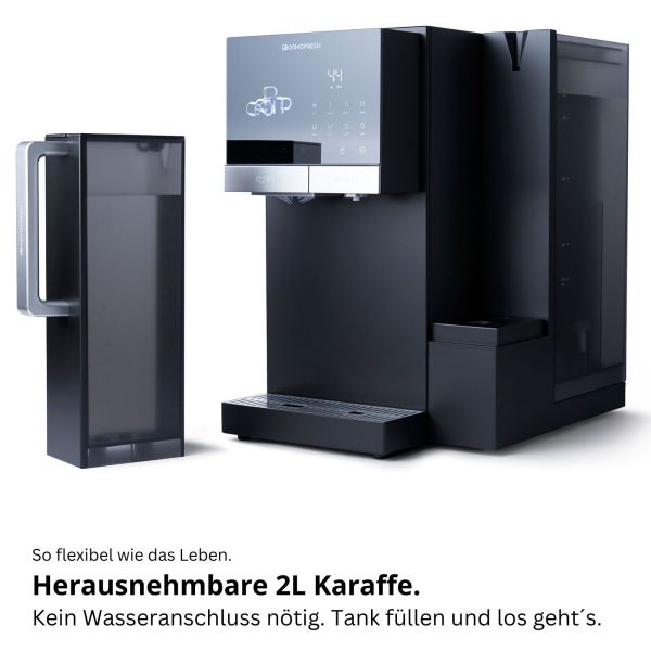 Preview: Osmofresh Fusion Ice Osmoseanlage mit Eiswürfeln | 1–98°C | ohne Wasseranschluss